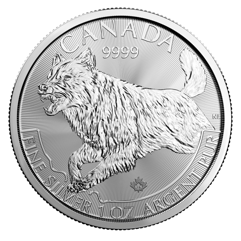 Predator Series Wolf 1oz Silver Coin 2018