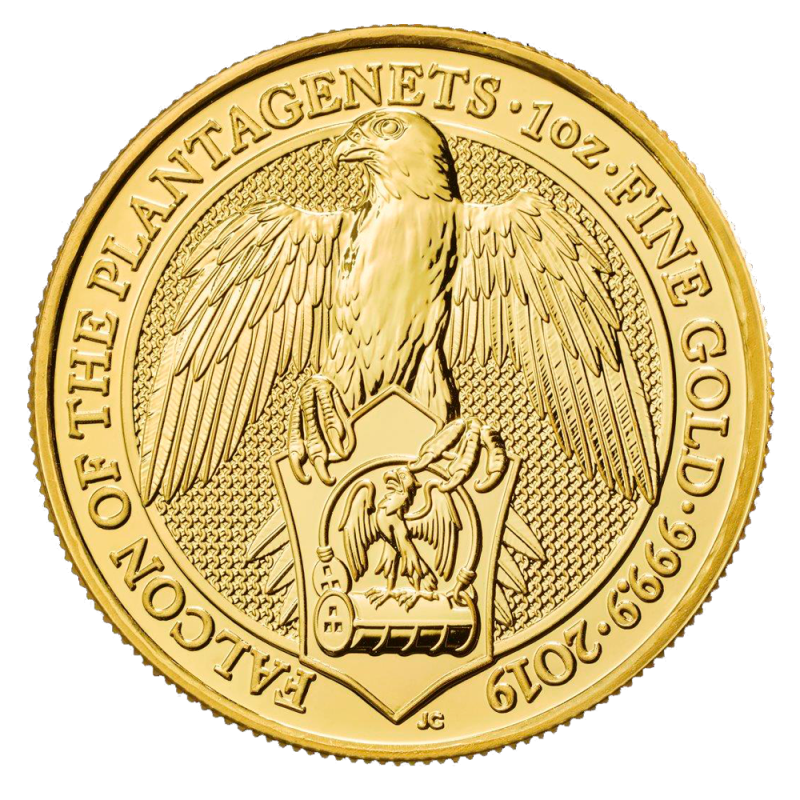 Queen's Beasts Falcon 1oz Gold Coin 2019