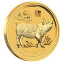 Lunar II Pig 1/2oz Gold Coin 2019