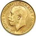 Half Sovereign Georg V. Gold Coin different years