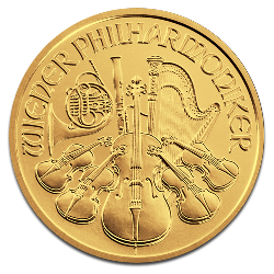 Vienna Philharmonic 1/10oz Gold Coin different years
