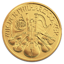 Vienna Philharmonic 1/10oz Gold Coin different years