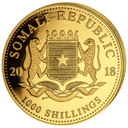 Somalia Leopard 1oz Gold Coin 2018