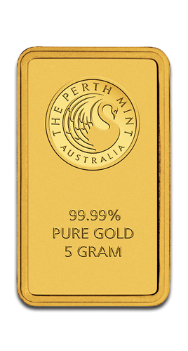 5g Gold Bar | Perth Mint with Certificate - Kangaroo