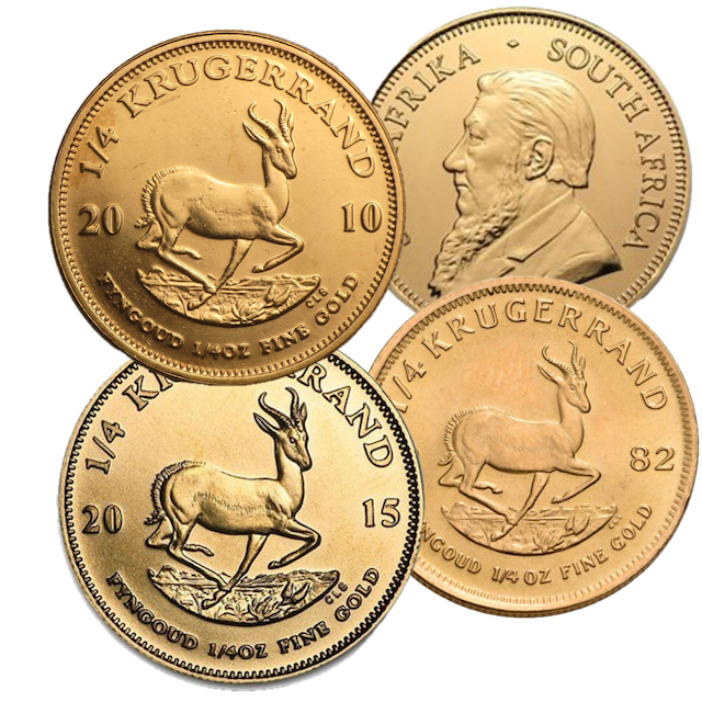 Krugerrand 1/4oz Gold Coin | different years