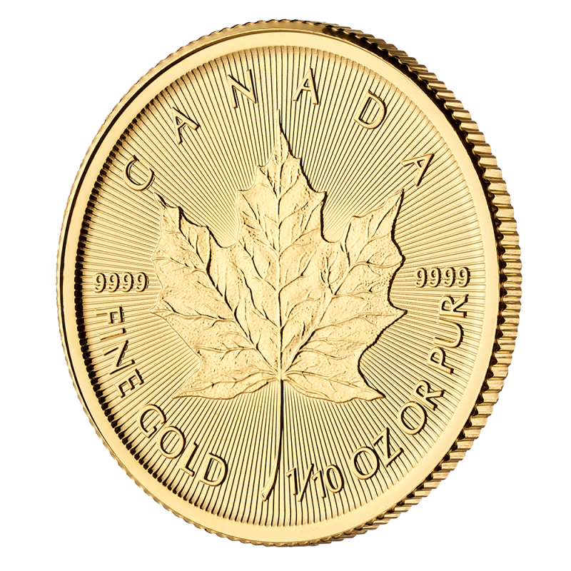 Maple Leaf 1/10oz Gold Coin 2019