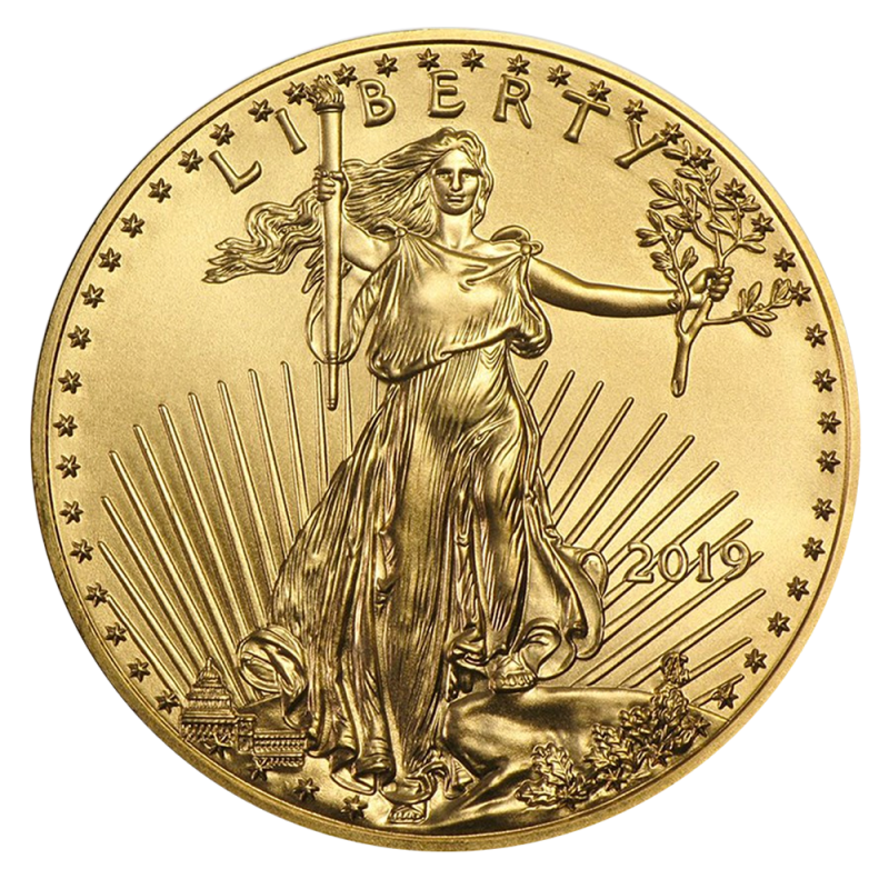 American Eagle 1/10oz Gold Coin 2019