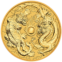 Australian "Chinese Myths & Legends" Dragon and Tiger 1oz Gold Coin 2019