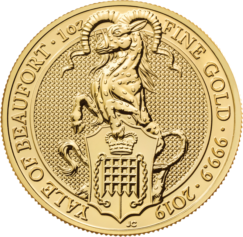 Queen's Beasts Yale 1oz Gold Coin 2019