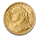 20 Swiss Francs Vreneli Gold Coin | 1897-1949