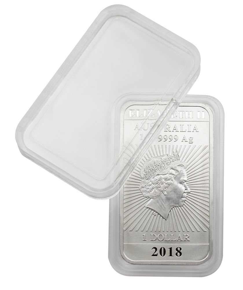 Coin Capsule rectangular 27mm x 47mm