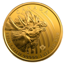 Call of the Wild "Gold Moose" 1oz Gold Coin 2019 | .99999