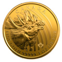 Call of the Wild &quot;Gold Moose&quot; 1oz Gold Coin 2019 | .99999