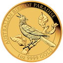 Birds of Paradise Manucodia Riflebird 1oz Gold Coin 2019