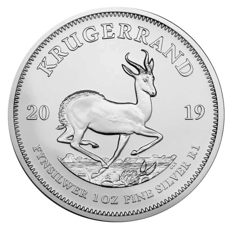 Krugerrand 1oz Silver Coin 2019 (margin scheme)