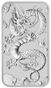 Dragon rectangular 1oz silver coin 2019 | margin scheme