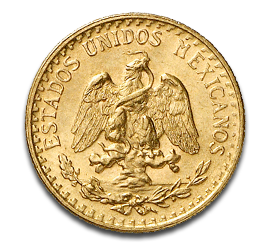 2 Mexican Peso Hidalgo Gold Coin | 1919-1948