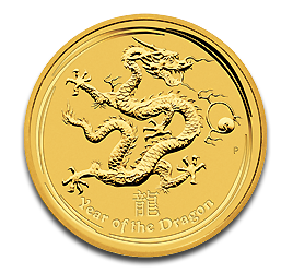 Lunar II Dragon 1/2oz Gold Coin 2012