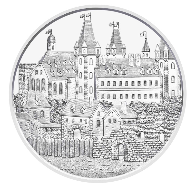825 Year Anniversary Austrian Mint Vienna New Town 1oz Silver 2019 (margin scheme)