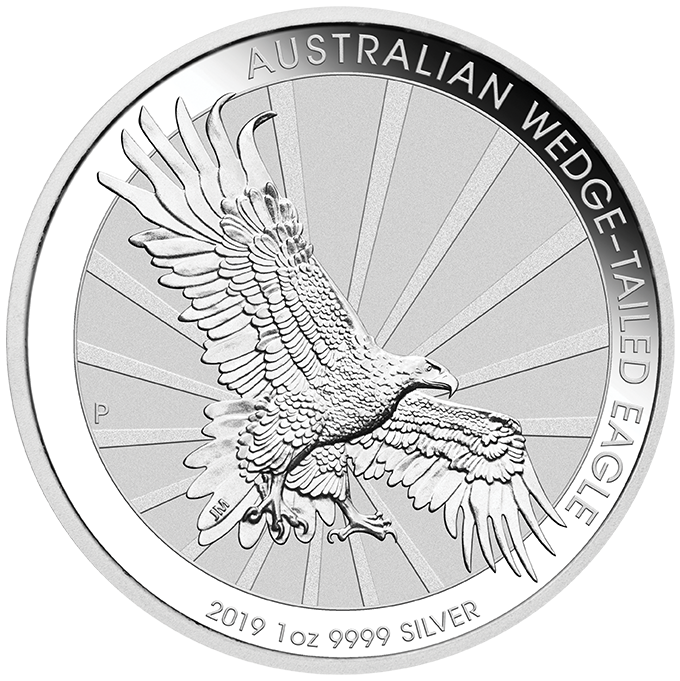 Wedge-Tailed Eagle 1oz Silver Coin 2019 (margin scheme)