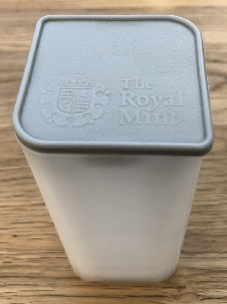 Original "Britannia" 1oz silver coin tube - (empty)