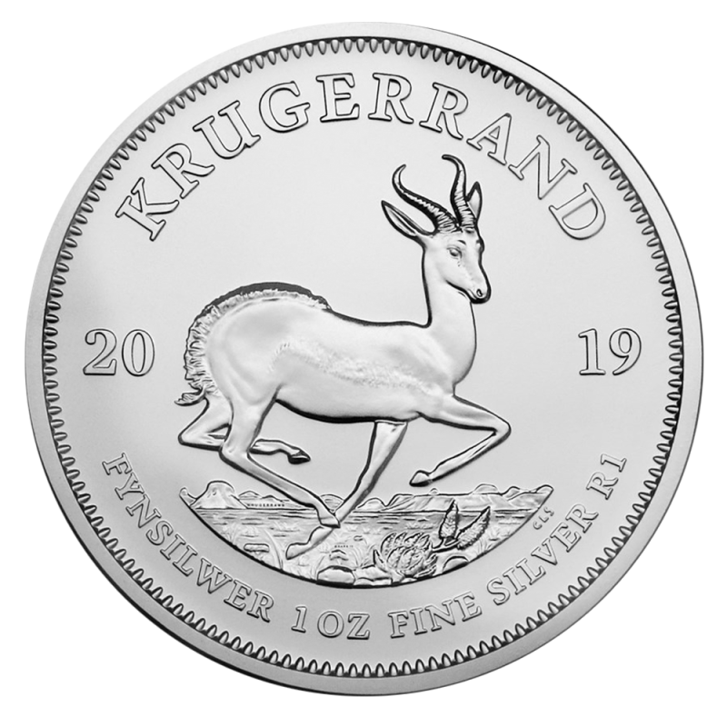 Krugerrand 1oz Silver Coin 2018 (margin scheme)