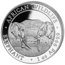 Somalia Elephant 1oz Silver Coin 2020 margin scheme