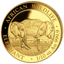 Somalia Elephant 1/10oz Gold Coin 2020