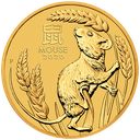 Lunar III Mouse 1oz Gold Coin 2020