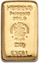250g Gold Bar | Heraeus with Certificate - cast