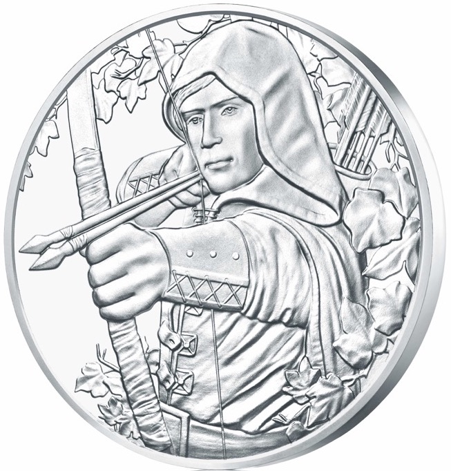 825 Year Anniversary Austrian Mint Robin Hood 1oz Silver Coin 2019 | margin scheme