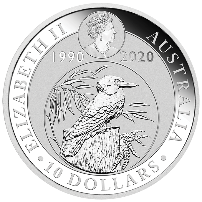 Kookaburra 10oz Silver Coin 2020 margin scheme