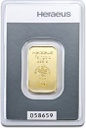 10g Gold Bar Heraeus with Certificate