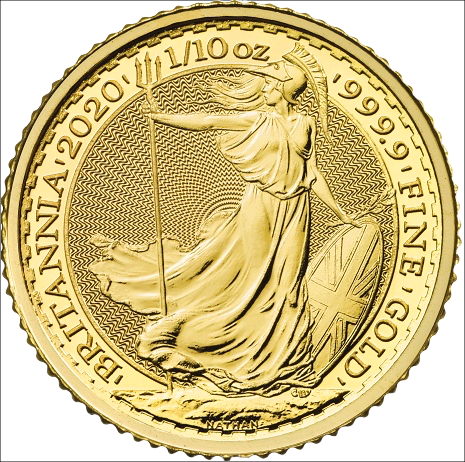 Britannia 1/10oz Gold Coin 2020