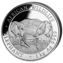 Somalia Elephant 1kg Silver Coin 2020 | margin scheme