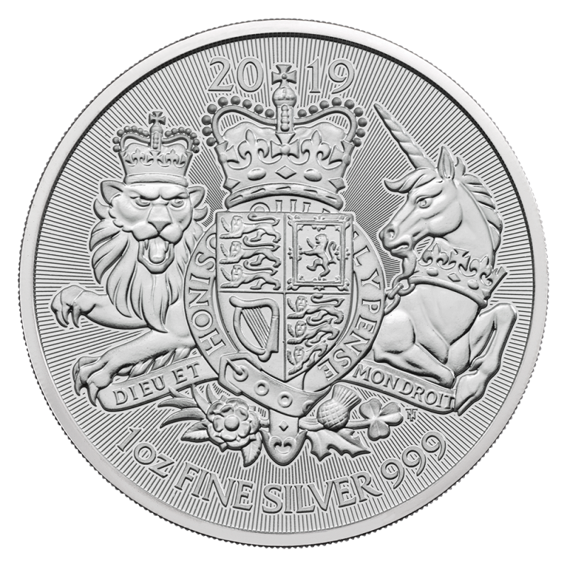 Royal Arms 1oz Silver Coin 2019 | margin scheme