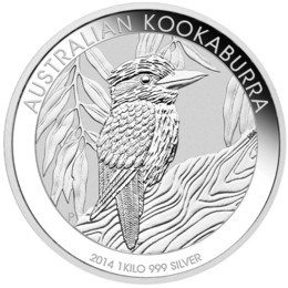 Kookaburra 1kg Silver Coin 2014 | margin scheme