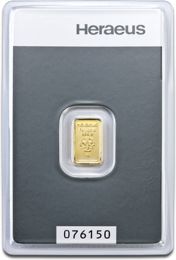 1g Gold Bar | Heraeus