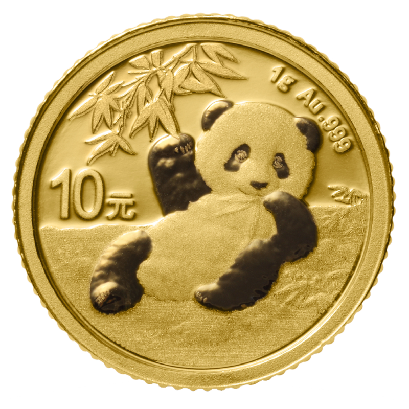 China Panda 1g Gold Coin 2020