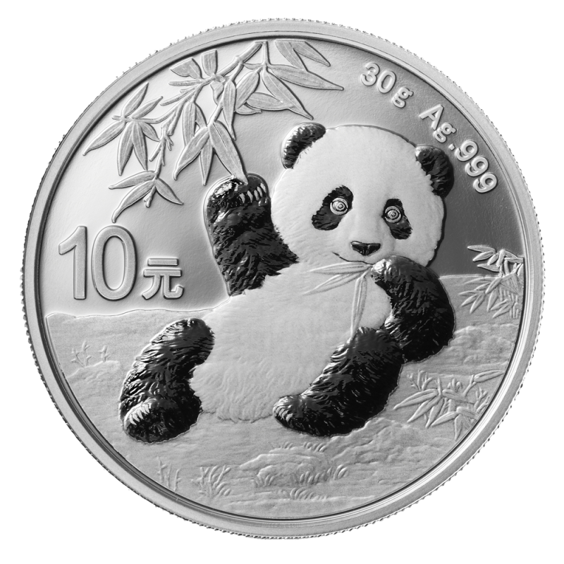 China Panda 30g Silver Coin 2020 | margin scheme