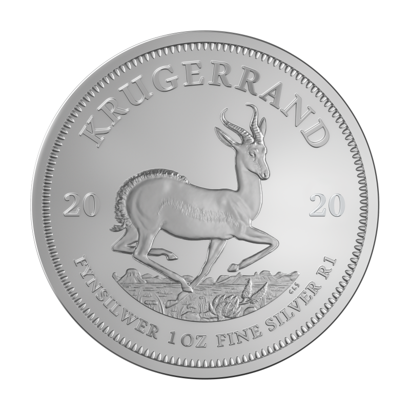 Krugerrand 1oz Silver Coin 2020 (margin scheme)