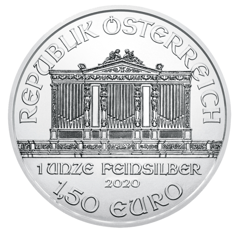 Vienna Philharmonic 1oz Silver Coin 2020 (margin scheme)
