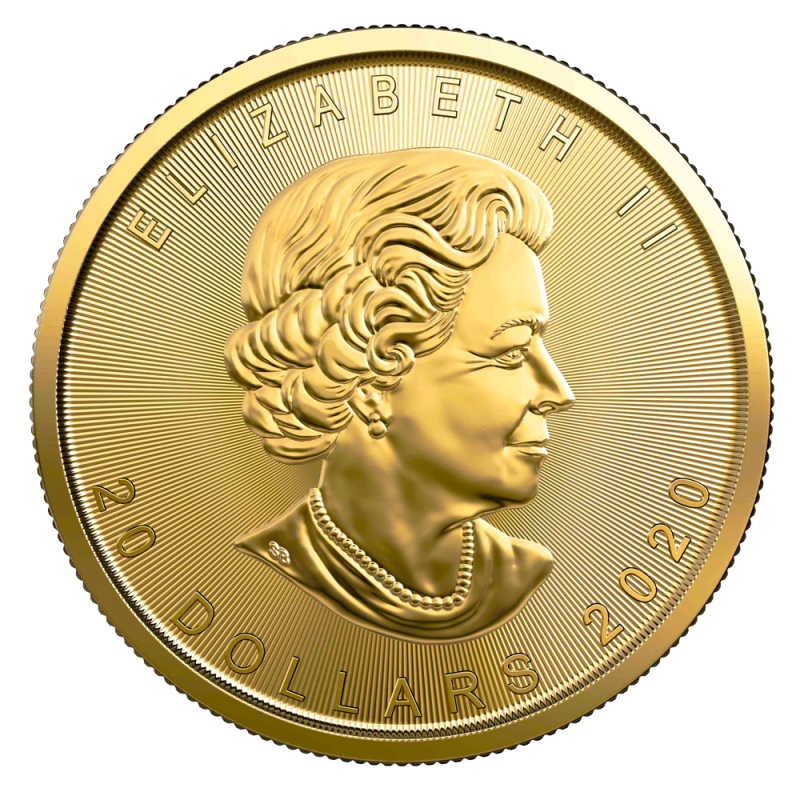 Maple Leaf 1/2oz Gold Coin 2020