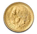 2.5 Mexican Peso Hidalgo Gold Coin | 1918-1948