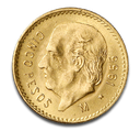 5 Mexican Peso Hidalgo Gold Coin | 1905-1955