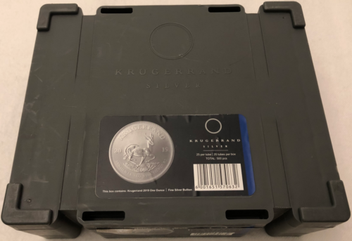 Original Masterbox "Krugerrand" Silver - (empty)