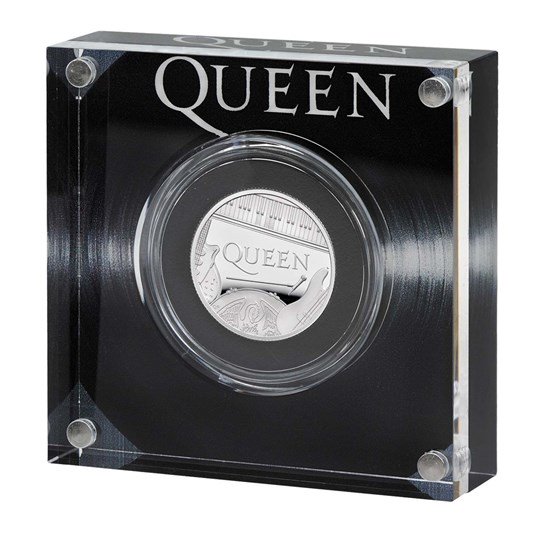 Music Legends - Queen - 1/2 oz Silvercoin 2020 Proof margin scheme