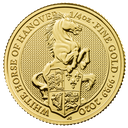Queen's Beasts White Horse of Hanover 1/4oz Gold Coin 2020