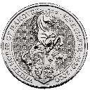 Queen's Beasts White Horse of Hanover 2oz Silver Coin 2020 | margin scheme