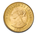 50 Pesos Liberty Gold Coin Chile